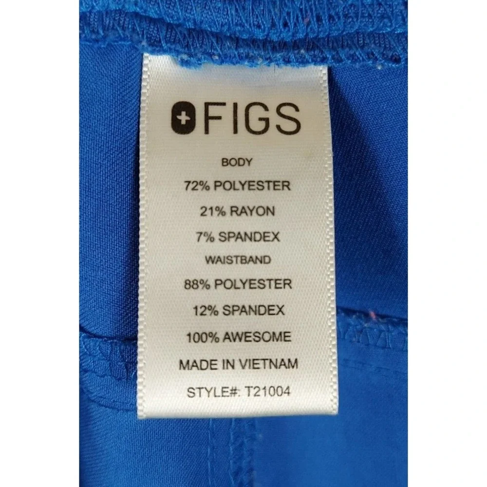 FIGS Mens XXL Blue Technical Collection Scrub‎ Pants Pockets 41x30.5